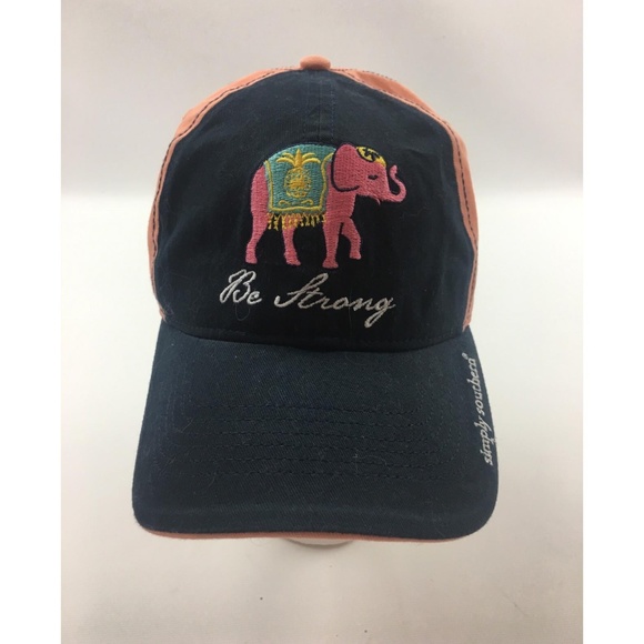 Simply southern Accessories - Simply Southern “Be Strong” Embroider Elephant Hat